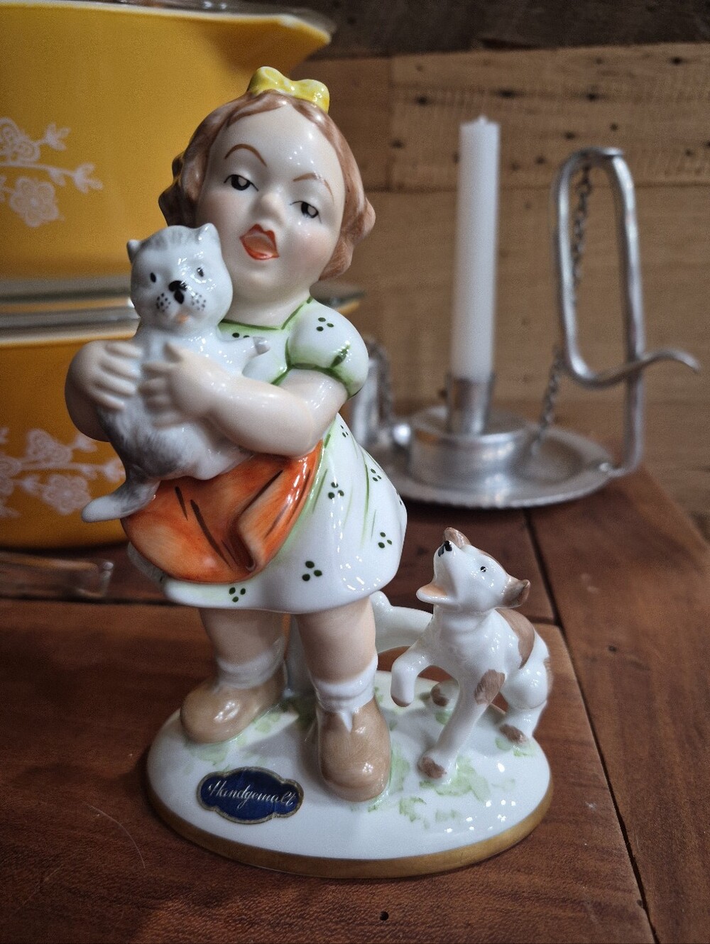 Vintage Gerold Porcelain Bavaria West Germany Handpainted Kindergarten